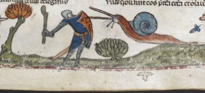 knight fighting snail 1